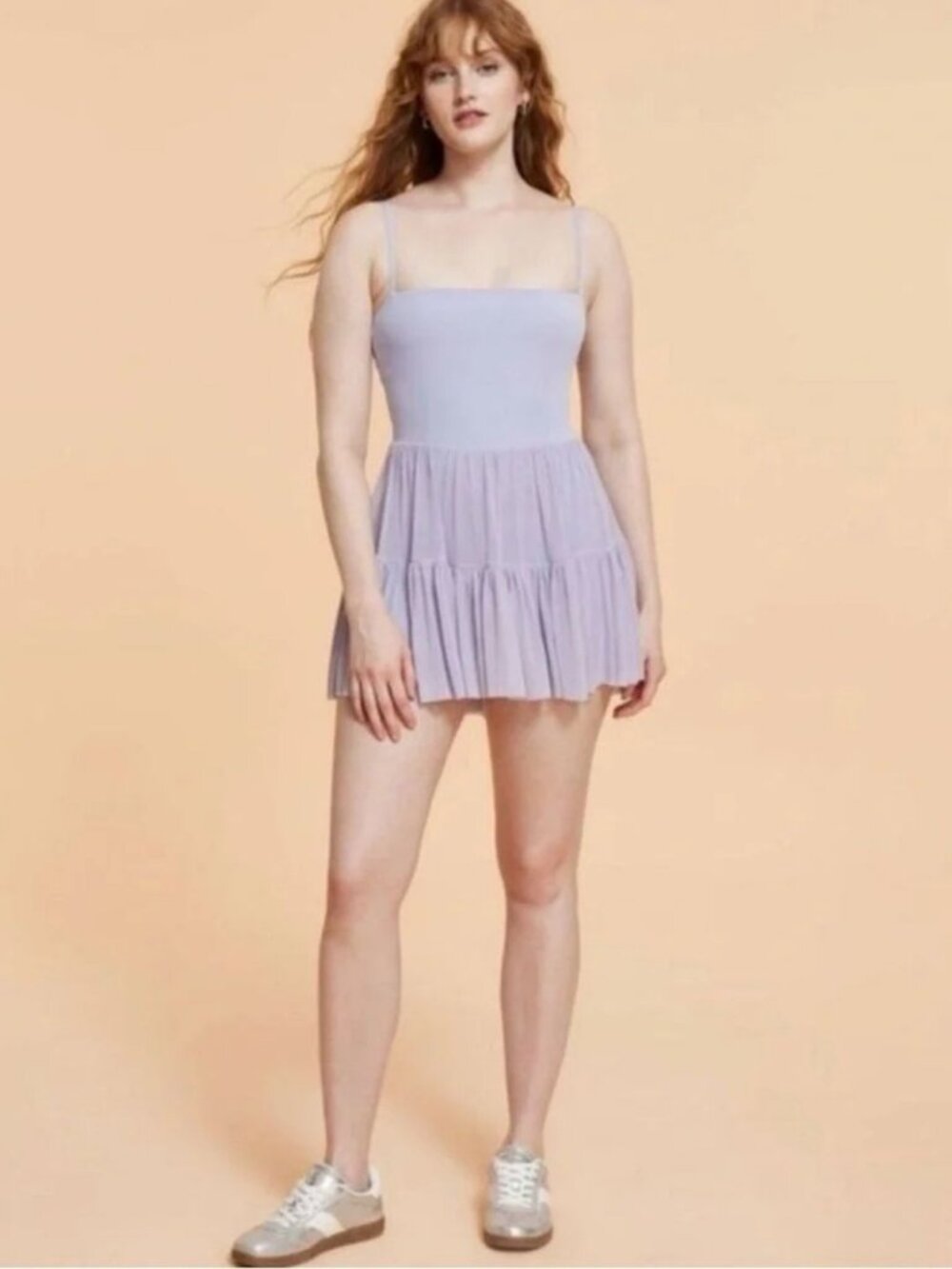 Blogilates Ballerina Active Dress Lavender S Built-In Shorts Pockets Skirt